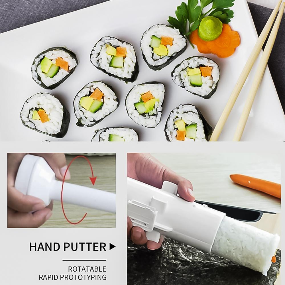 Rápido fabricante de sushi rolo arroz molde carne vegetal