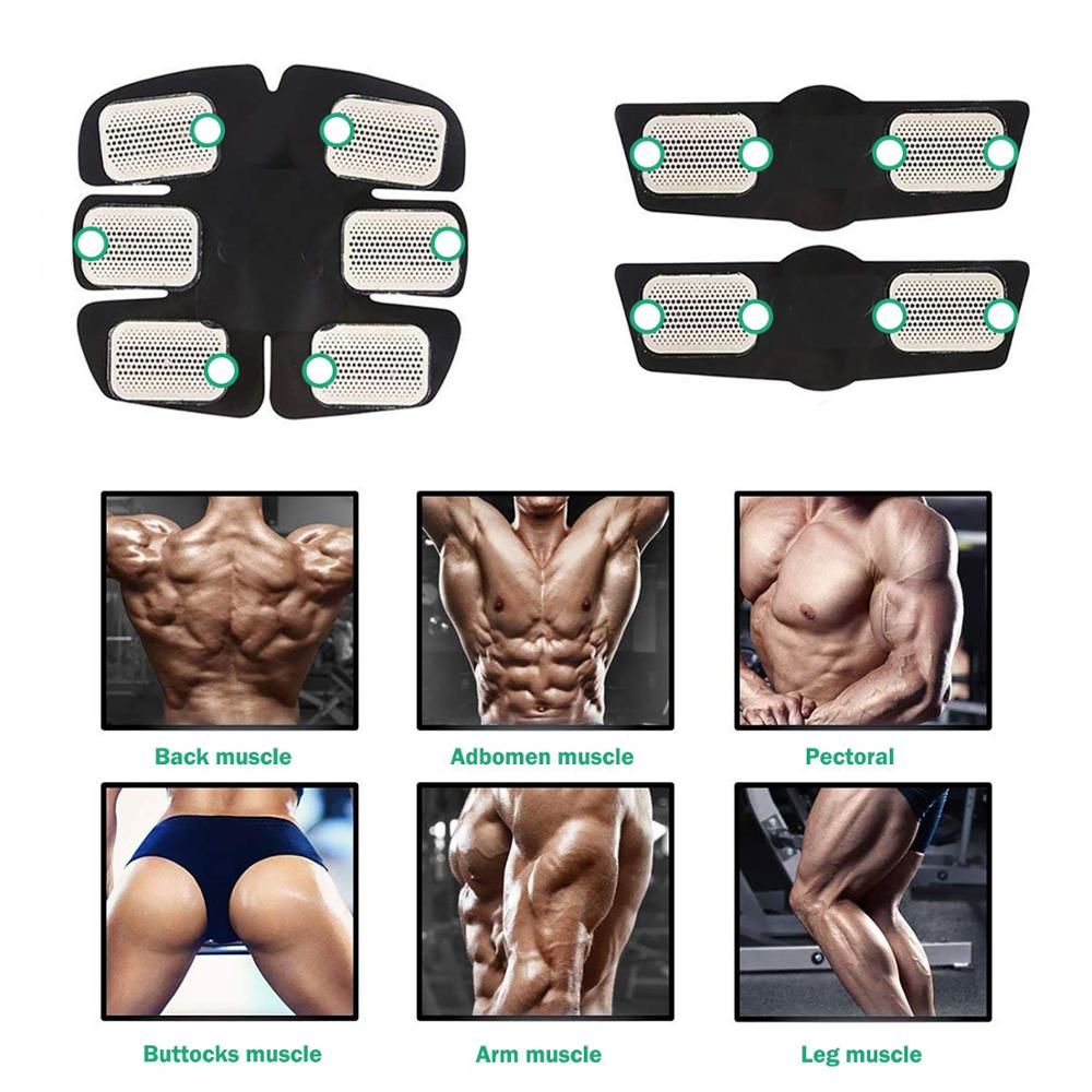 Produtos EMS Muscle Stimulator Trainer Smart Fitness Treinamento Abdominal Dispositivo Elétrico para Perda de Peso e Emagrecimento Corporal