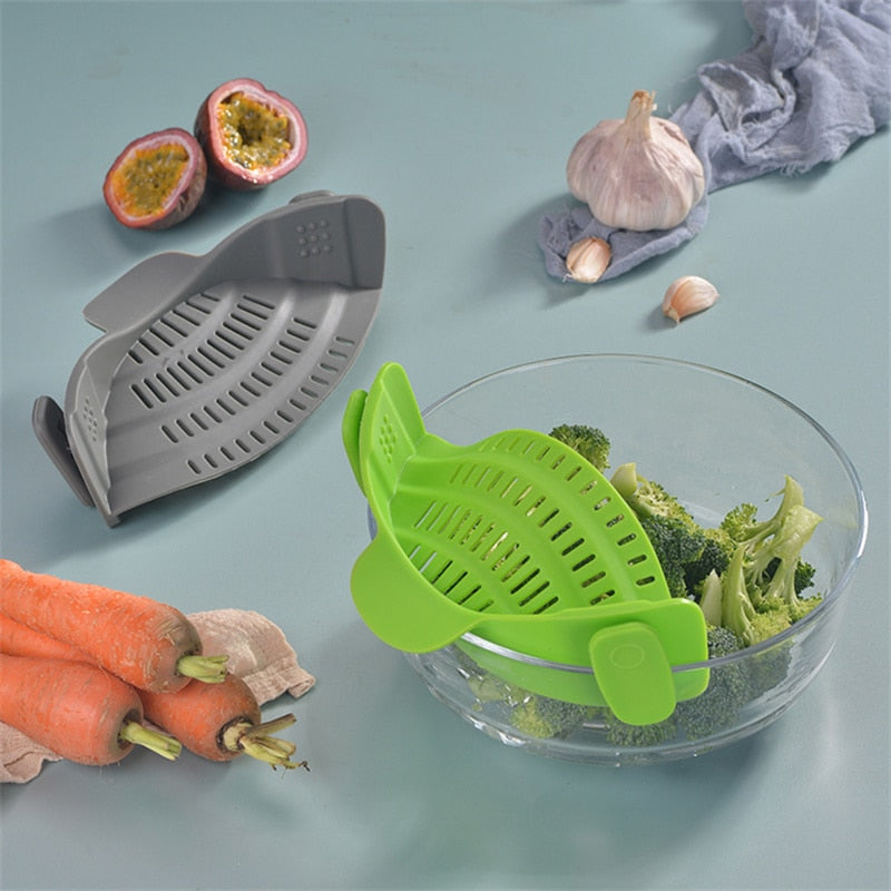 Coador de cozinha silicone