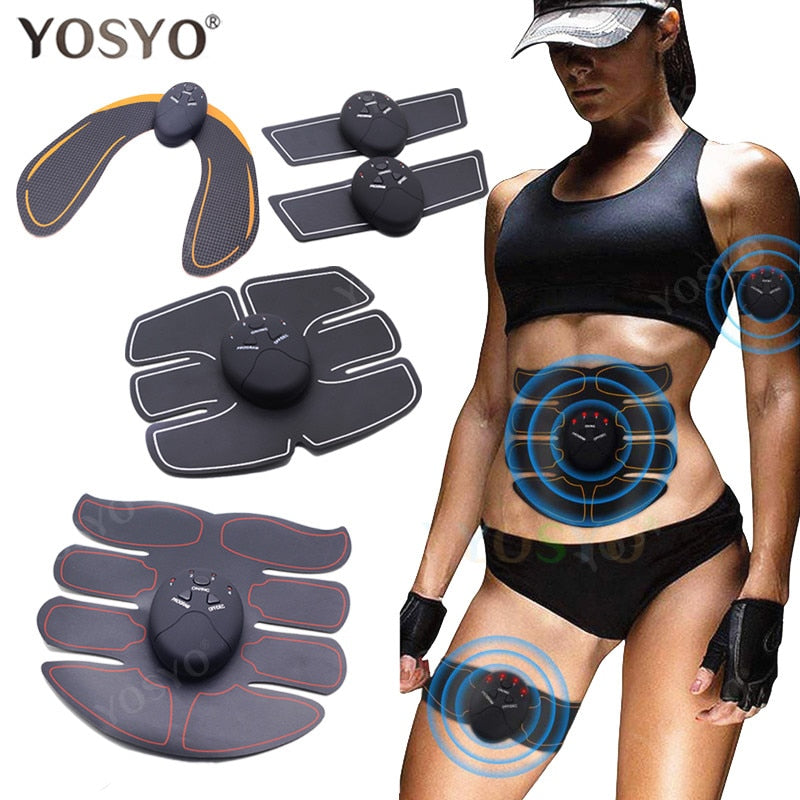 Produtos EMS Muscle Stimulator Trainer Smart Fitness Treinamento Abdominal Dispositivo Elétrico para Perda de Peso e Emagrecimento Corporal